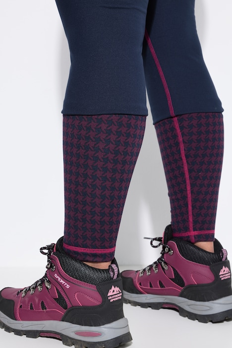 Ski-Funktionsleggings, Saumdruck, Slim, Elastikbund