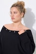 Pullover, U-Boot-Ausschnitt, Fledermaus-Langarm