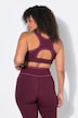 Soutien-gorge de sport, bonnets souples, passepoils fantaisie et dos nageur