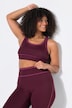 Soutien-gorge de sport, bonnets souples, passepoils fantaisie et dos nageur