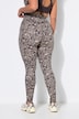 Sportlegging, bloemenpatroon, slim fit, elastische tailleband