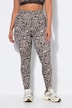 Sportlegging, bloemenpatroon, slim fit, elastische tailleband