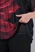 Grafisk topp i mesh med innertopp