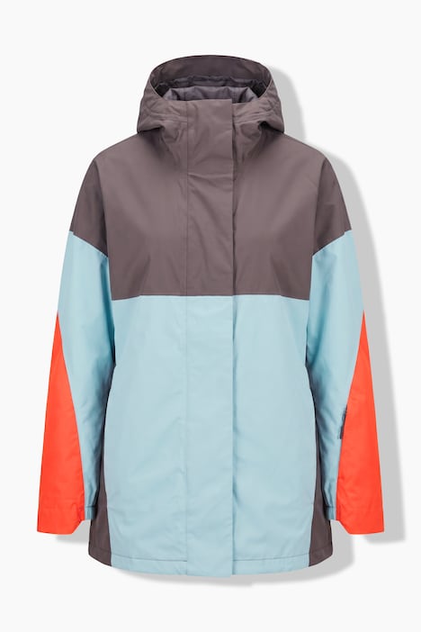 HYPRAR Zip-In-Funktionsjacke, wasserdicht, Kapuze