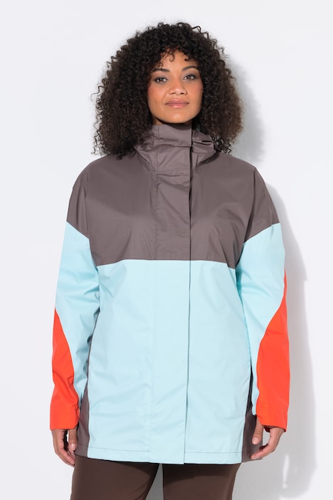 HYPRAR Zip-In-Funktionsjacke, wasserdicht, Kapuze