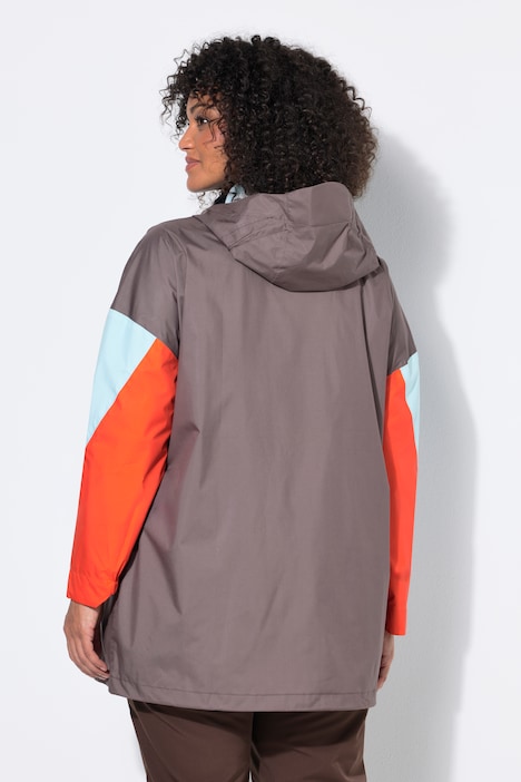 HYPRAR Zip-In-Funktionsjacke, wasserdicht, Kapuze