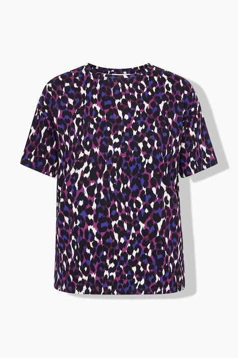 T-shirt, oversized, color-leo, halve mouw