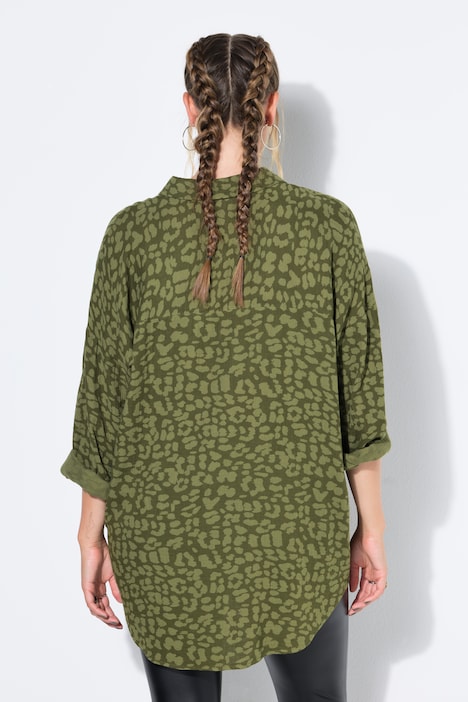 Musselin-Hemd, Oversize Shape, Leo