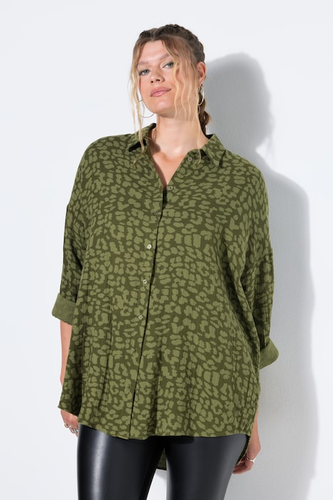 Musselin-Hemd, Oversize Shape, Leo