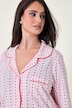Nachthemd, Pyjama-Look, Herzen, Zierpaspel