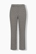Pantalon Jacquard motif graphique, jambe étroite et taille confortable
