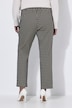 Pantalon Jacquard motif graphique, jambe étroite et taille confortable