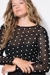 Longsleeve, Slim Shape, Mesh, Dots