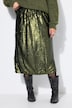 Rok, straight pasvorm, matte pailletten, elastische tailleband