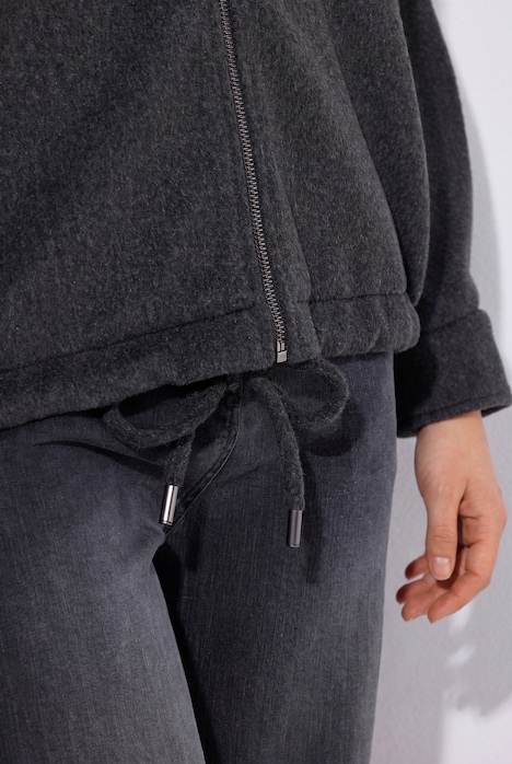 Oversized jas, oversized, capuchon, kort