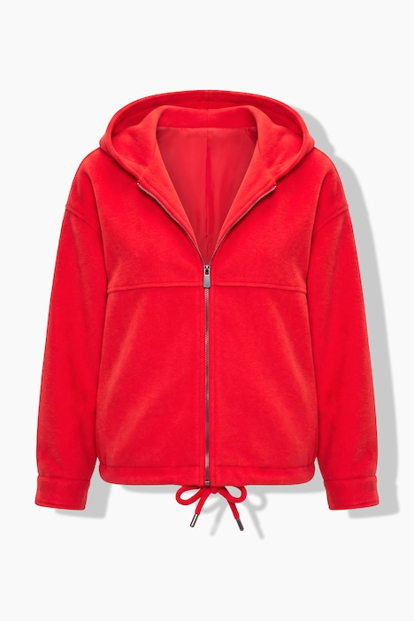 Oversized jas, oversized, capuchon, kort