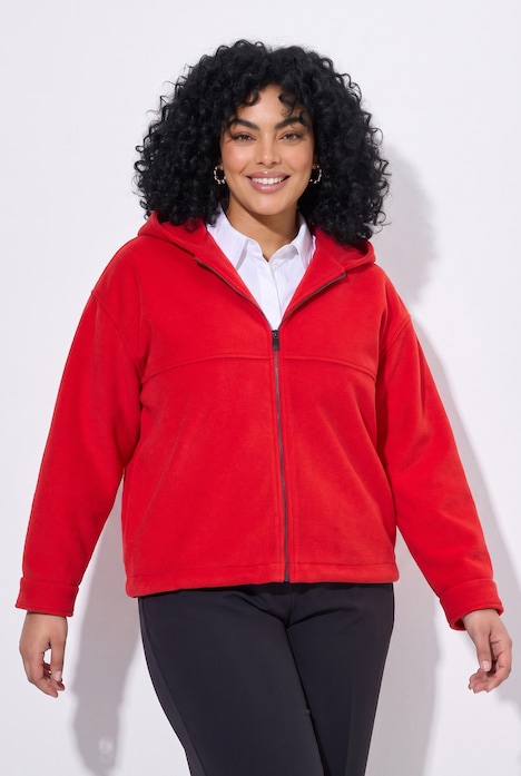 Oversized jas, oversized, capuchon, kort