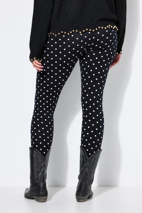 Leggings, Tight Fit, Dots, Elastikbund