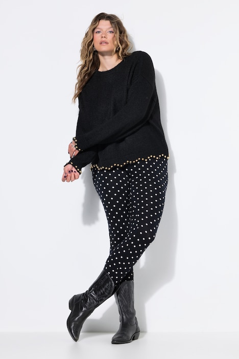 Leggings, Tight Fit, Dots, Elastikbund