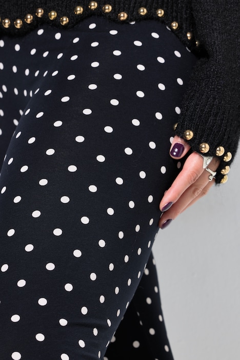Leggings, Tight Fit, Dots, Elastikbund
