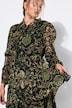 Chiffonkleid, Minilänge, Blumenprint, Rüschen, weiter Langarm