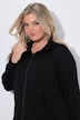 Sweatjacke, Boxy Fit, Stehkragen, Tunnelzug am Saum