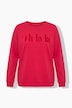Sweatshirt, Boxy Fit, Flock-Schriftzug