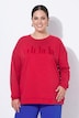 Sweatshirt, Boxy Fit, Flock-Schriftzug