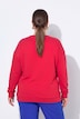 Sweatshirt, Boxy Fit, Flock-Schriftzug