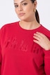 Sweatshirt, Boxy Fit, Flock-Schriftzug