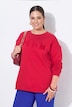 Sweatshirt, Boxy Fit, Flock-Schriftzug
