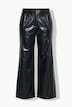 Lederhose Rose, gerades Bein, Nappaleder, Komfortbund
