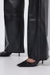 Lederhose Rose, gerades Bein, Nappaleder, Komfortbund
