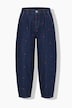 Balloon-Jeans, weiter Balloon-Shape, Denim mit Hearts, 5-Pocket