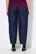 Balloon-Jeans, weiter Balloon-Shape, Denim mit Hearts, 5-Pocket