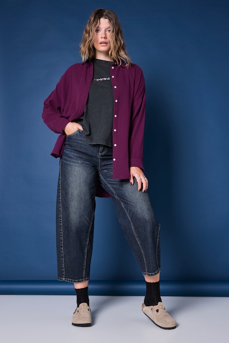 Barrel-Jeans, weite Barrel Legs, 5-Pocket