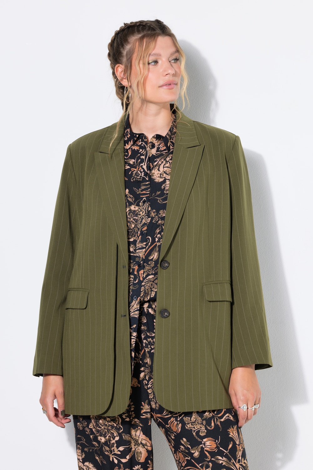 Blazer, Oversize Shape, doubled Vorderseite