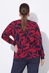 Sweatshirt, Boxy Fit, Blumenmuster, Langarm