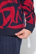Sweatshirt, Boxy Fit, Blumenmuster, Langarm