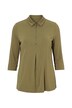 Punto-Shirt, Hemdkragen, Reißverschluss, 3/4-Arm