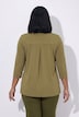 Punto-Shirt, Hemdkragen, Reißverschluss, 3/4-Arm