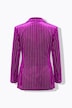 Samtblazer, Tailored Fit, Glitzersteinchen, Reverskragen