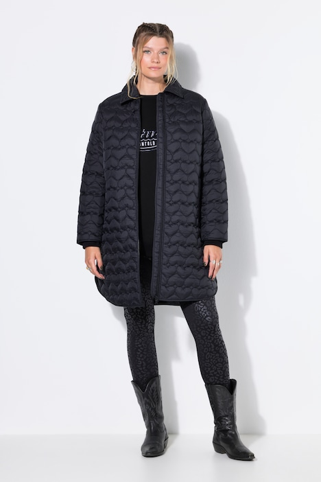 Steppmantel, Loose Shape, Leichtstepp, HEART-Stepp