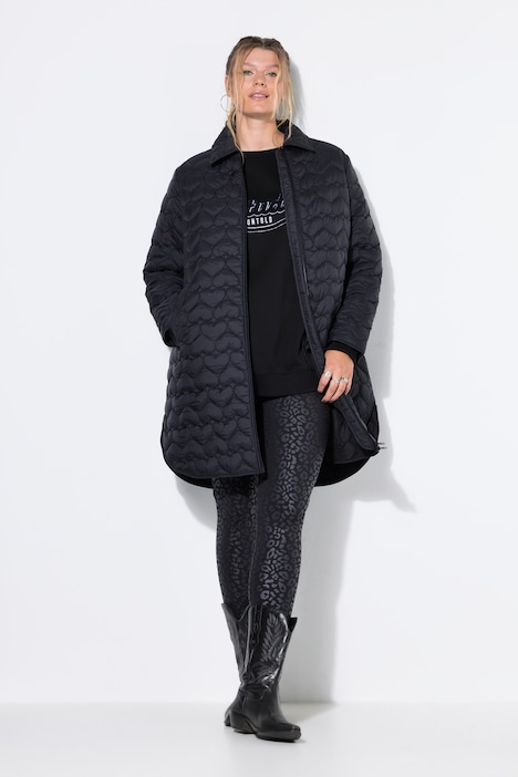 Steppmantel, Loose Shape, Leichtstepp, HEART-Stepp