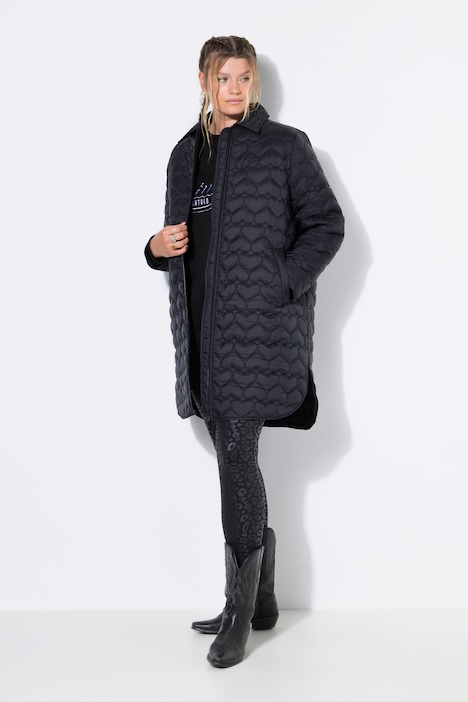 Steppmantel, Loose Shape, Leichtstepp, HEART-Stepp