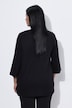 Shirt, Ziersteine, Tunika-Ausschnitt, 3/4-Arm, Pima Cotton