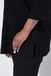 Shirt, Ziersteine, Tunika-Ausschnitt, 3/4-Arm, Pima Cotton