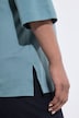 Shirt, Ziersteine, Tunika-Ausschnitt, 3/4-Arm, Pima Cotton