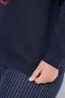 Sweatshirt, Boxy Fit, Herz, Langarm