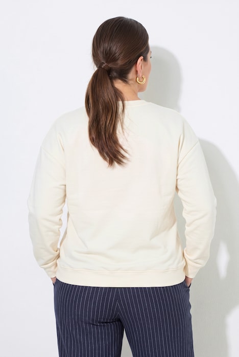 Sweatshirt, Boxy Fit, Herz, Langarm